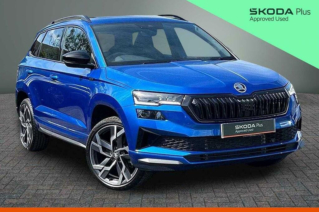Skoda Karoq 1.5 Tsi Act Sportline Edition Dsg Euro 6 Ss CF25XTM Blue