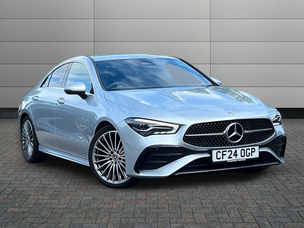 Mercedes-Benz CLA Class 1.3 Cla200h Mhev Amg Line Premium Coupe 7G-dct E Silver