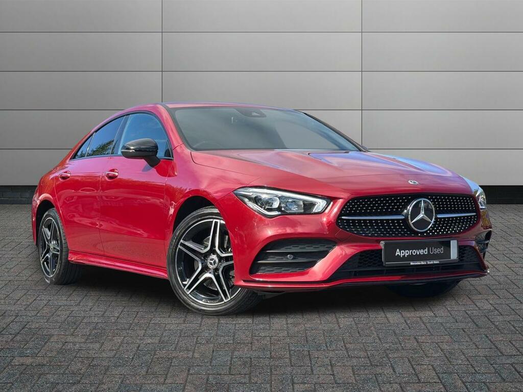Mercedes-Benz CLA Class 1.3 Cla250e 15.6Kwh Amg Line Premium Coupe 8G-dc Red