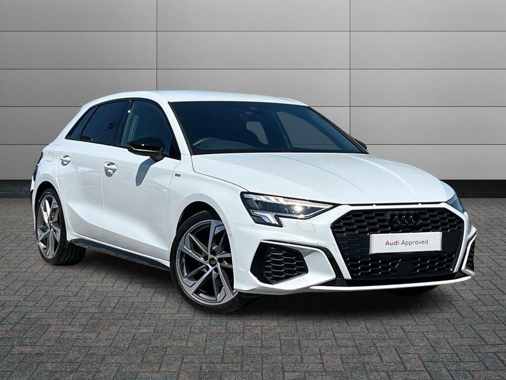 Audi A3 2.0 Tdi 35 Black Edition Sportback S Tronic Euro 6 White