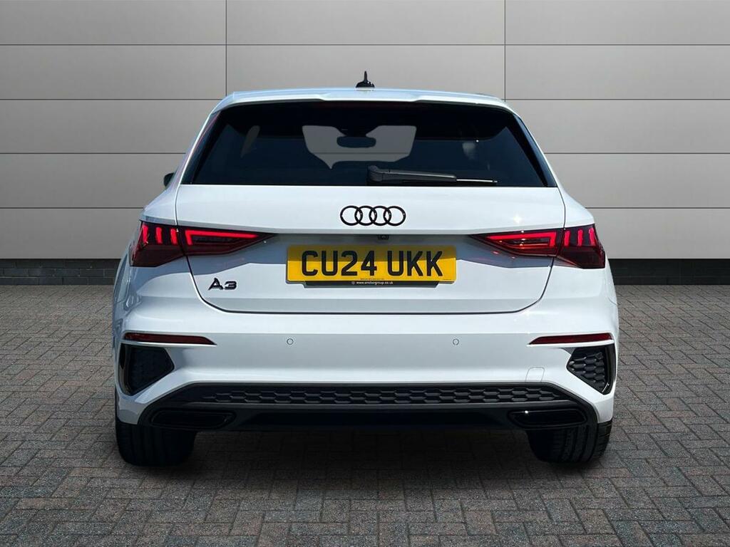 Audi A3 2.0 Tdi 35 Black Edition Sportback S Tronic Euro 6 White #6