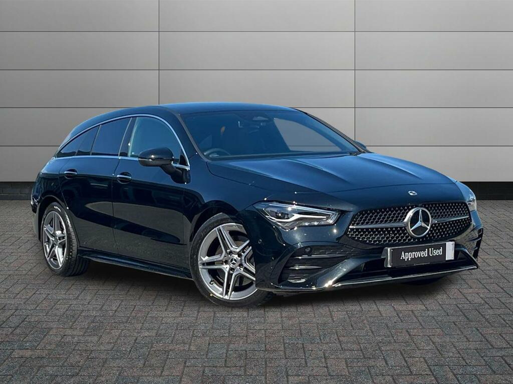 Mercedes-Benz CLA Class 1.3 Cla200h Mhev Amg Line Executive Shooting Bra Black