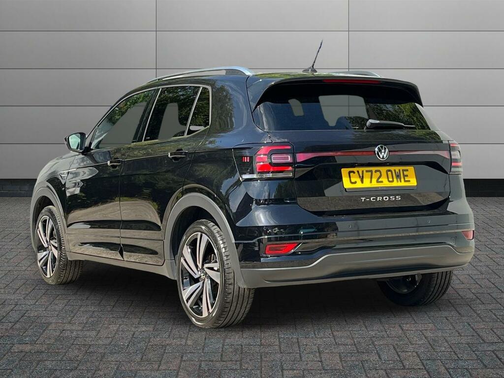 Volkswagen T-Cross 1.0 Tsi R-line Euro 6 Ss CV72OWE Black #2
