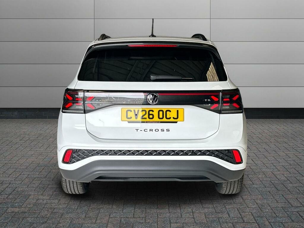 Volkswagen T-Cross 1.0 Tsi Black Edition Dsg Click And Collect White #6