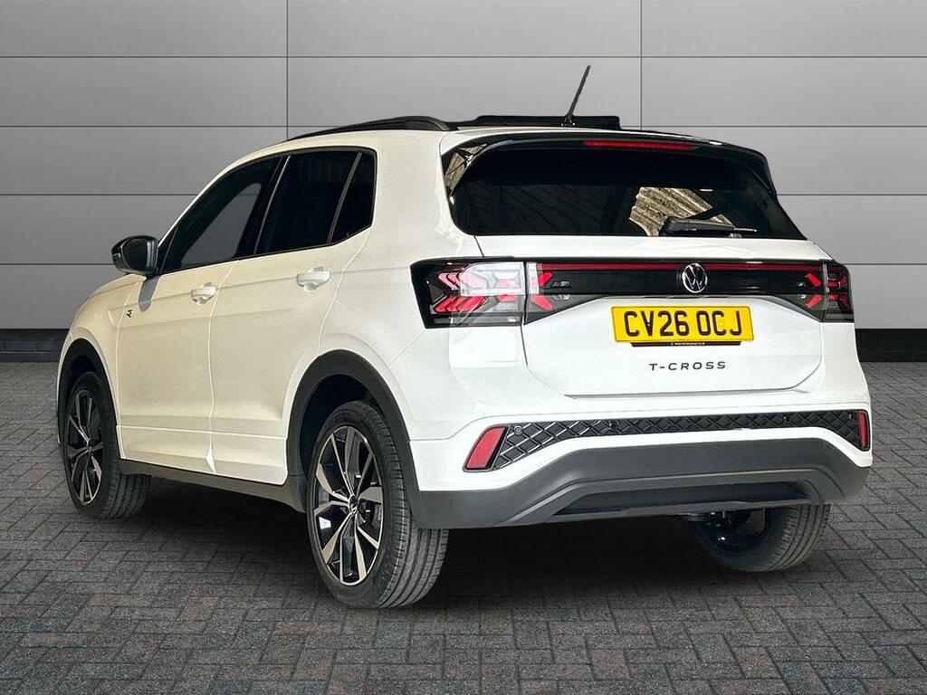 Volkswagen T-Cross 1.0 Tsi Black Edition Dsg Click And Collect White #2