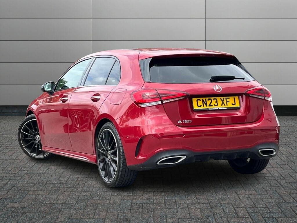 Mercedes-Benz A Class 1.3 A180 Amg Line Night Edition Premium Plus 7G- CN23XFJ Red #2