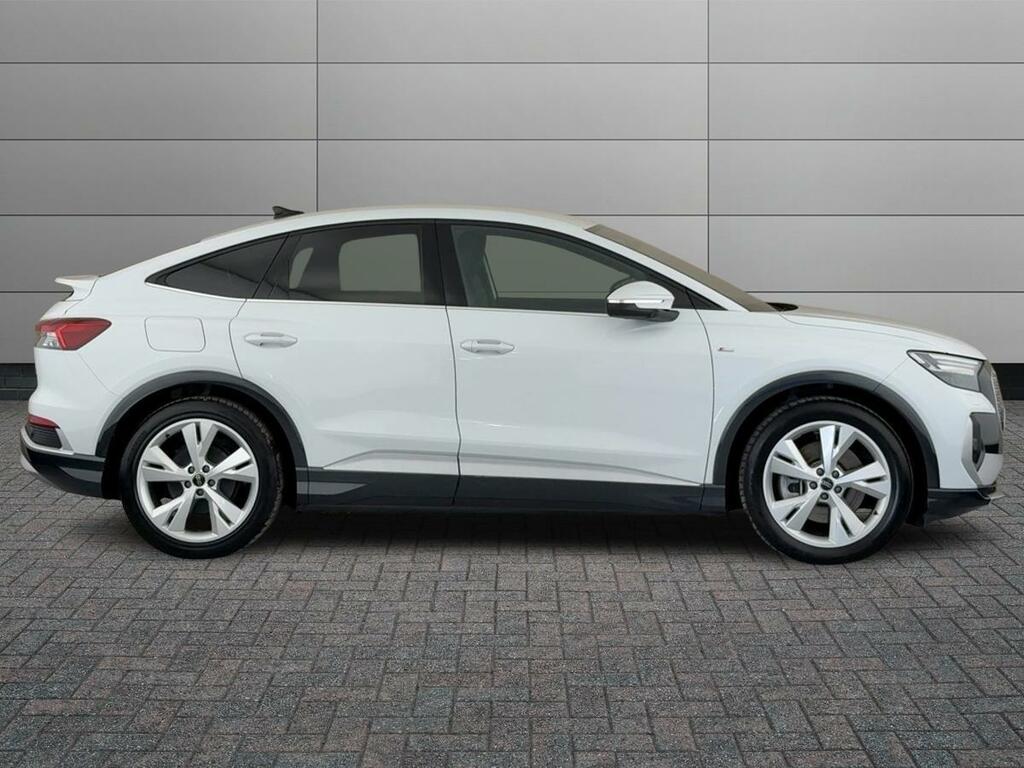 Audi Q4 E Tron 45 S Line Sportback 82Kwh KM74OEW White #5