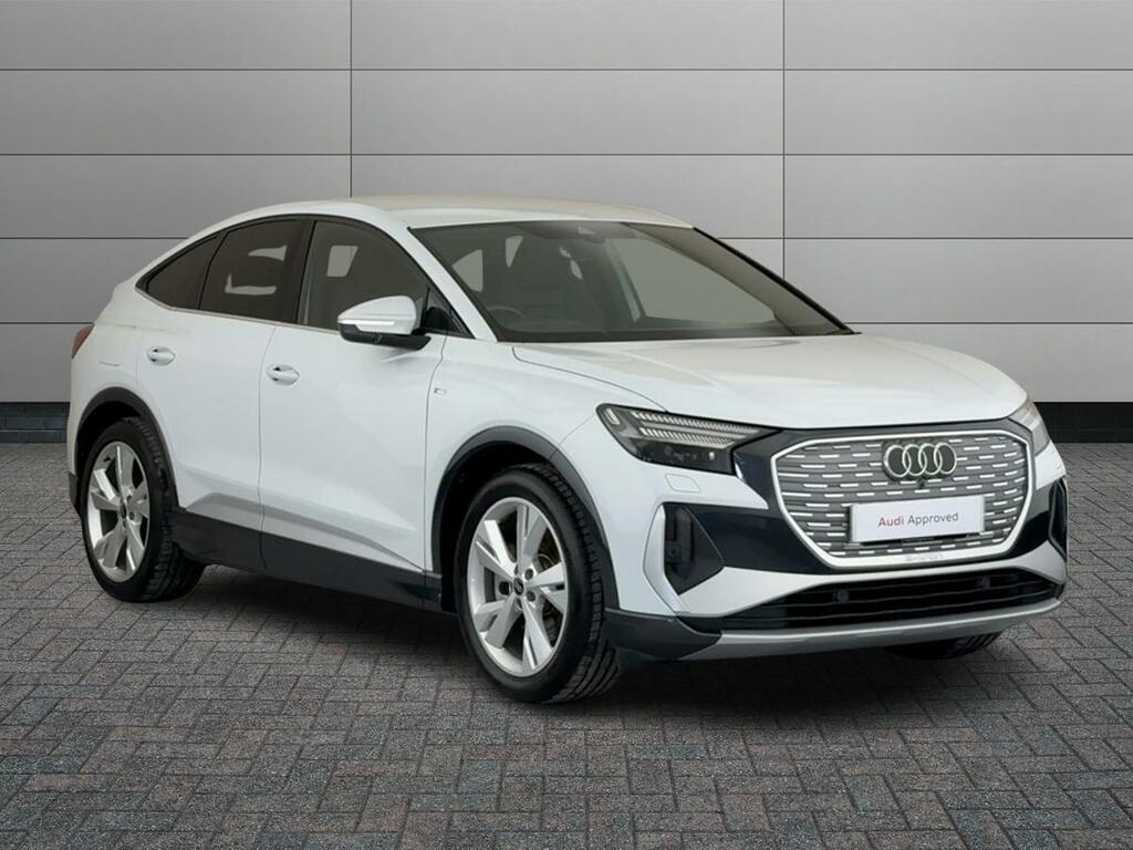 Audi Q4 E Tron 45 S Line Sportback 82Kwh White