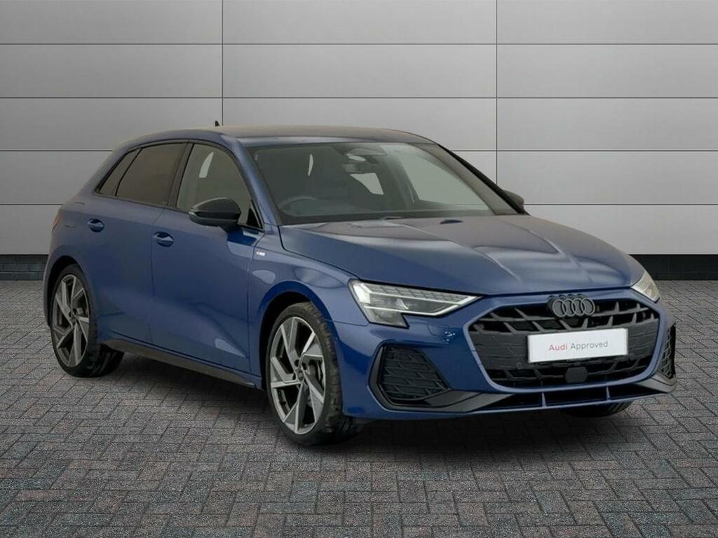 Audi A3 2.0 Tdi 35 Black Edition Sportback S Tronic Euro 6 Blue