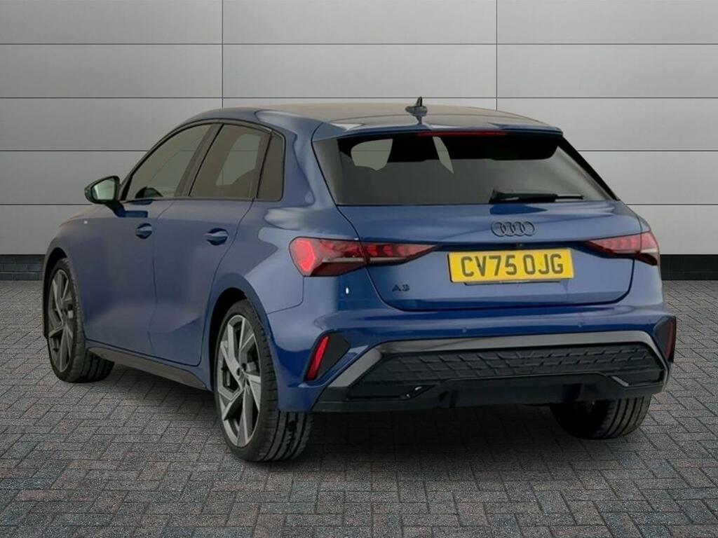 Audi A3 2.0 Tdi 35 Black Edition Sportback S Tronic Euro 6 Blue #2