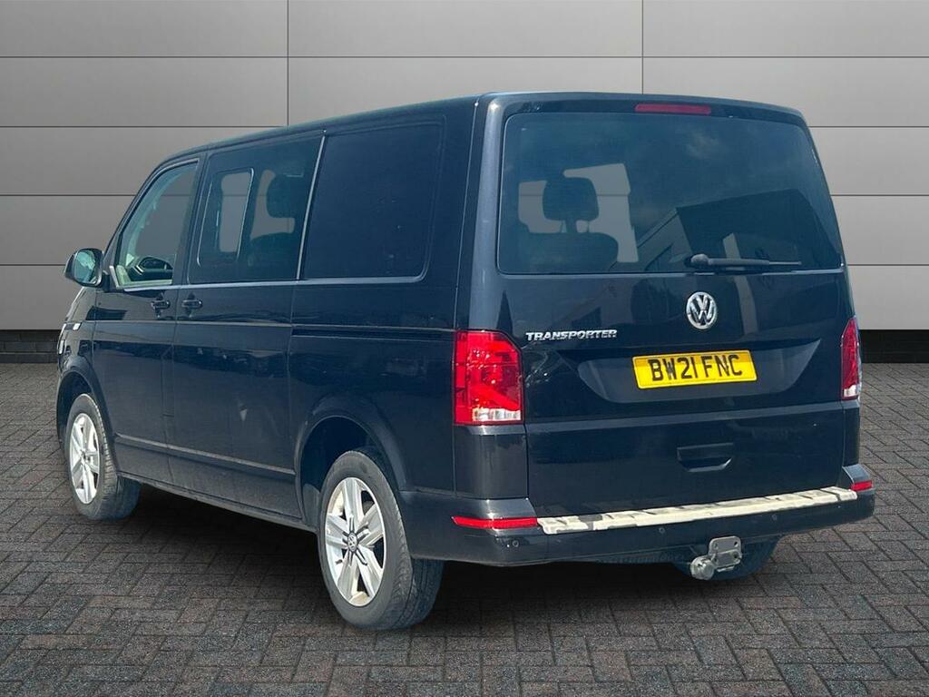Volkswagen Transporter 2.0 Tdi T32 Highline Kombi Double Cab M Black #2
