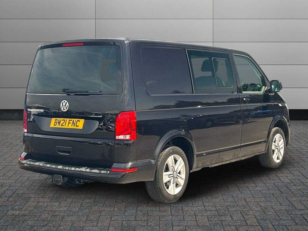 Volkswagen Transporter 2.0 Tdi T32 Highline Kombi Double Cab M Black #4