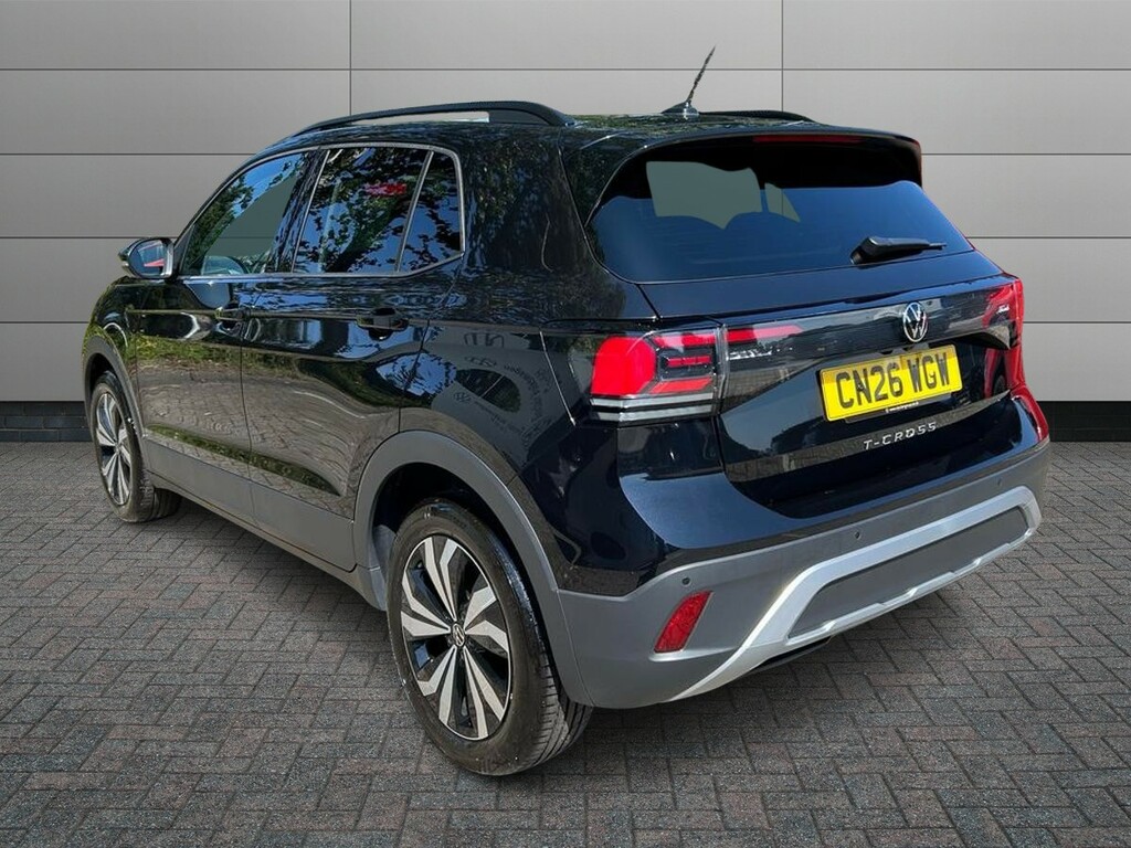 Volkswagen T-Cross 1.0 Tsi Match Euro 6 Ss CN26WGW Black #2