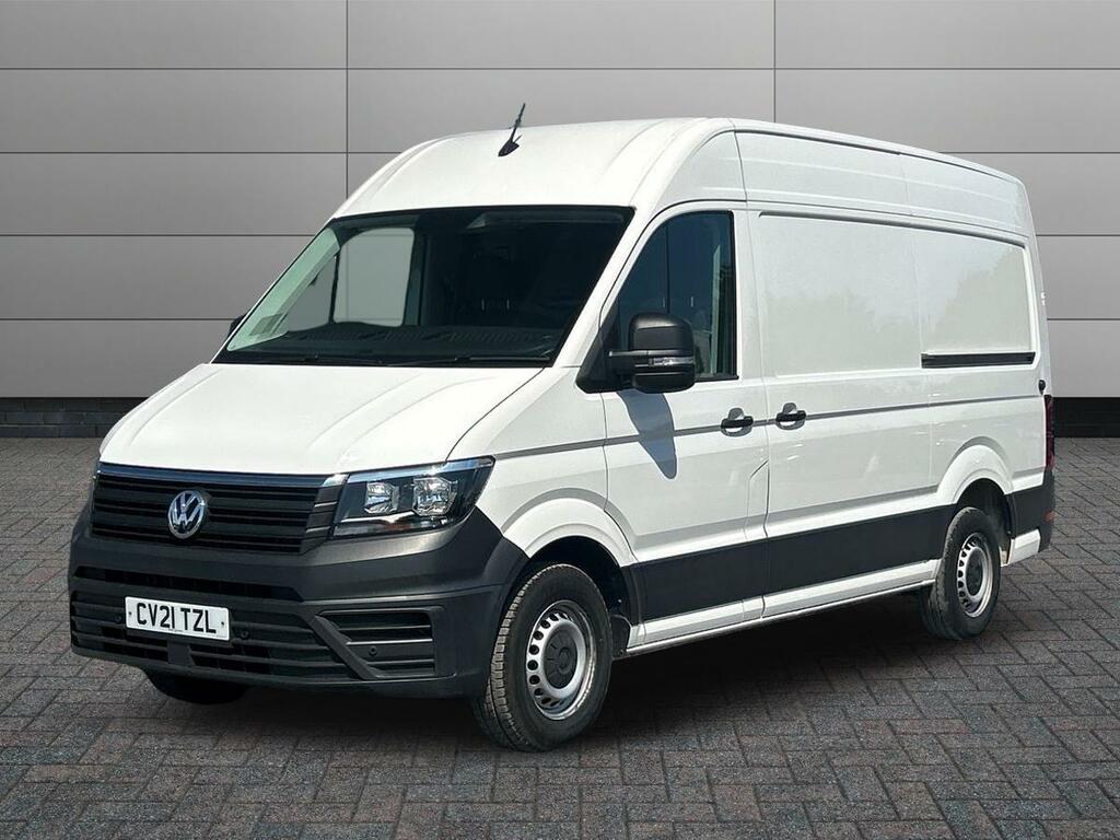 Volkswagen Crafter 2.0 Tdi Cr35 Trendline Fwd Mwb Euro 6 Ss CV21TZL White #3