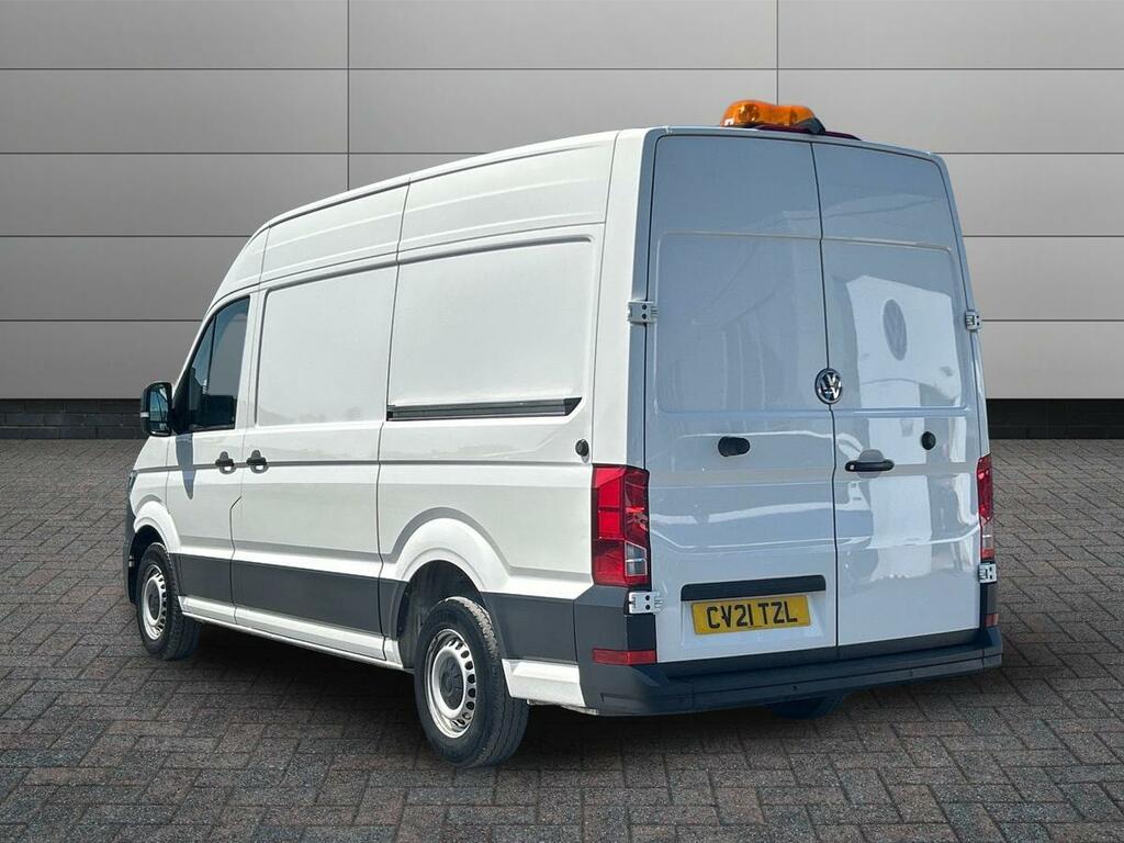 Volkswagen Crafter 2.0 Tdi Cr35 Trendline Fwd Mwb Euro 6 Ss CV21TZL White #2