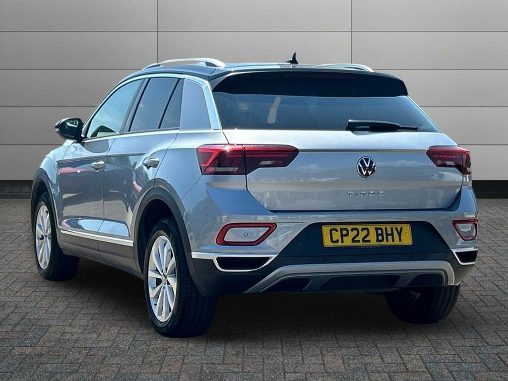 Volkswagen T-Roc 1.5 Tsi Style Dsg Euro 6 Ss Silver #2
