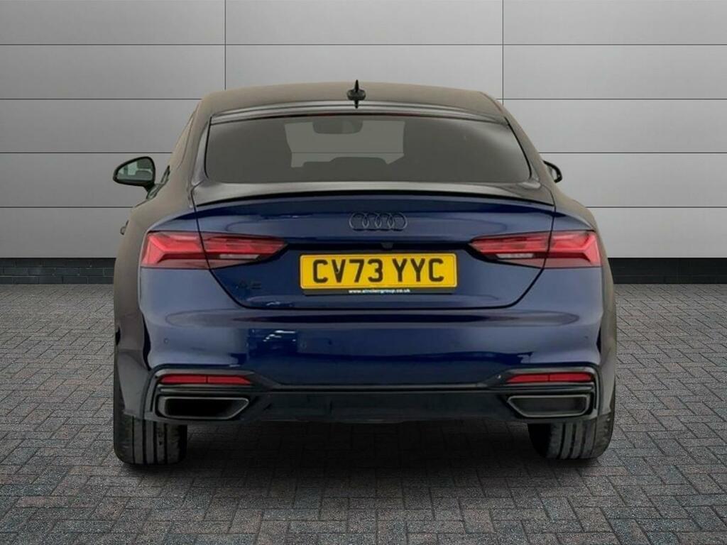 Audi A5 2.0 Tdi 35 Black Edition Sportback S Tronic Euro 6 CV73YYC Blue #6