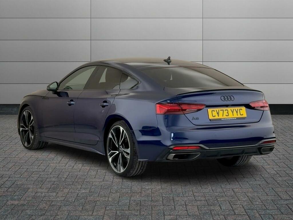 Audi A5 2.0 Tdi 35 Black Edition Sportback S Tronic Euro 6 CV73YYC Blue #2
