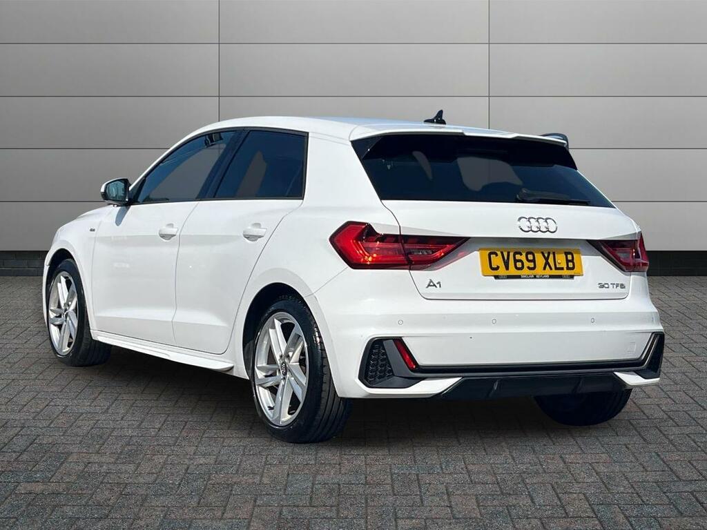 Audi A1 1.0 Tfsi 30 S Line Sportback Euro 6 Ss CV69XLB White #2