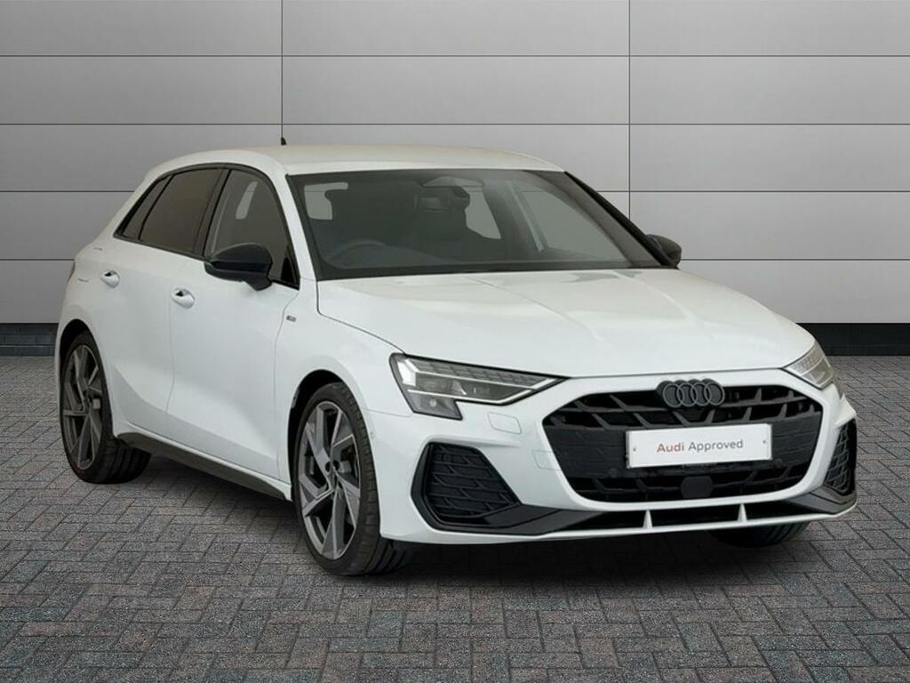 Audi A3 1.5 Tfsi Black Edition Sportback S Tronic Euro 6 White
