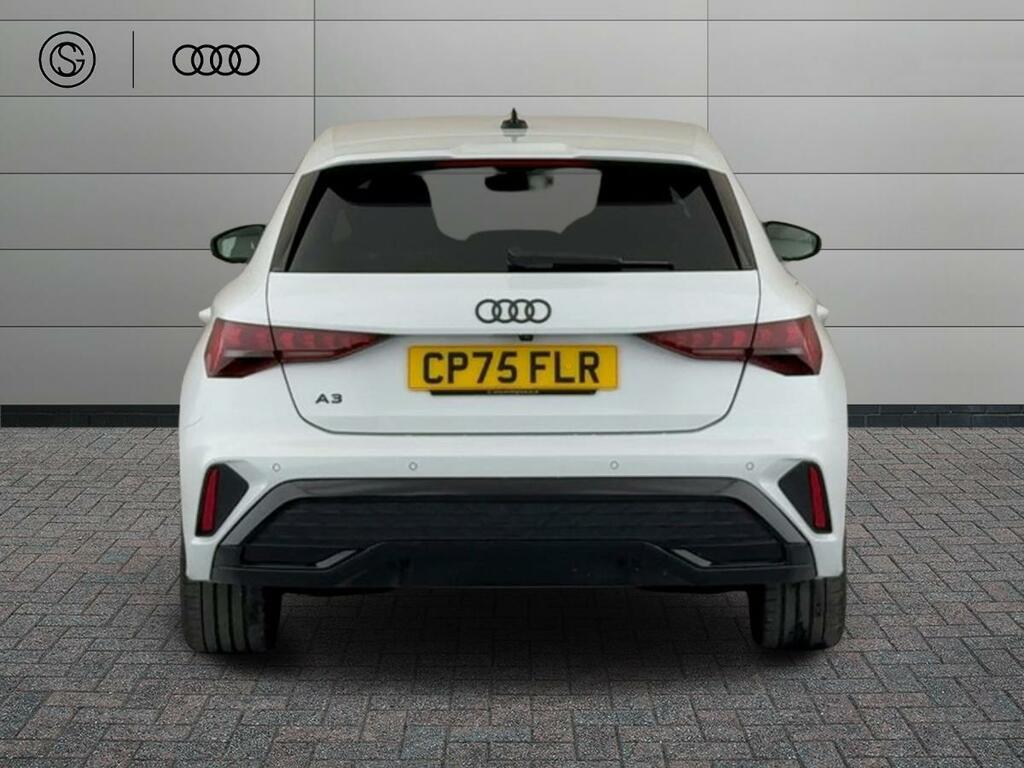 Audi A3 1.5 Tfsi Black Edition Sportback S Tronic Euro 6 CP75FLR White #6