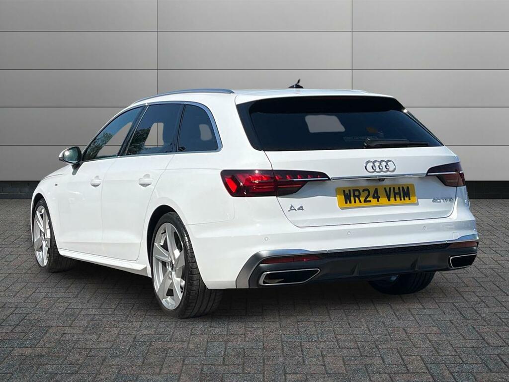 Audi A4 Avant 2.0 Tfsi 40 S Line Estate S Tronic Euro White #2