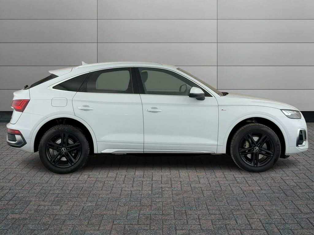 Audi Q5 2.0 Tfsi 45 S Line Sportback S Tronic Quattro Euro CL21SXX White #5