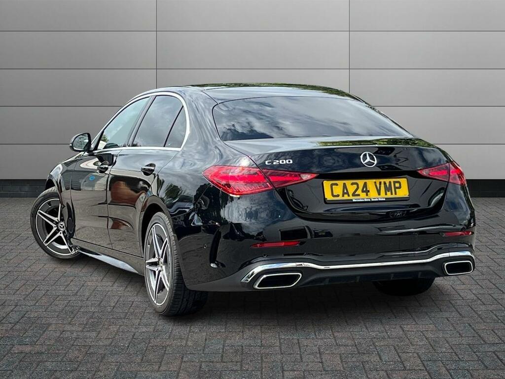 Mercedes-Benz C Class C 200 Amg Line Saloon Black #2
