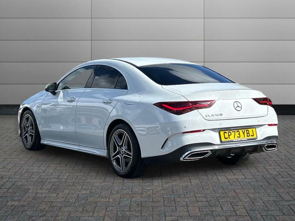 Mercedes-Benz CLA Class Cla 180 Amg Line Executive Coupe White #2