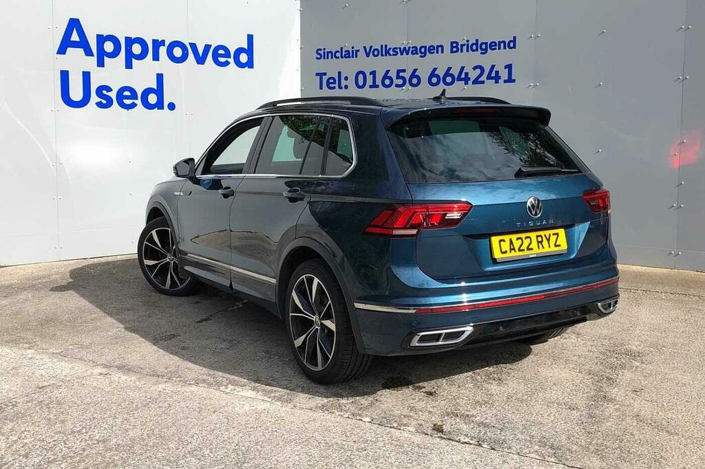 Volkswagen Tiguan 2.0 Tdi 150Ps R-line Scr Dsg Volkswagen Warran Blue #3