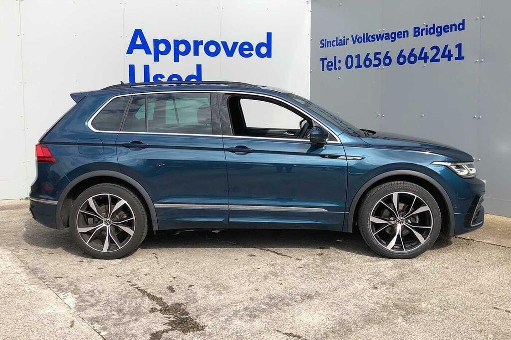 Volkswagen Tiguan 2.0 Tdi 150Ps R-line Scr Dsg Volkswagen Warran Blue #4