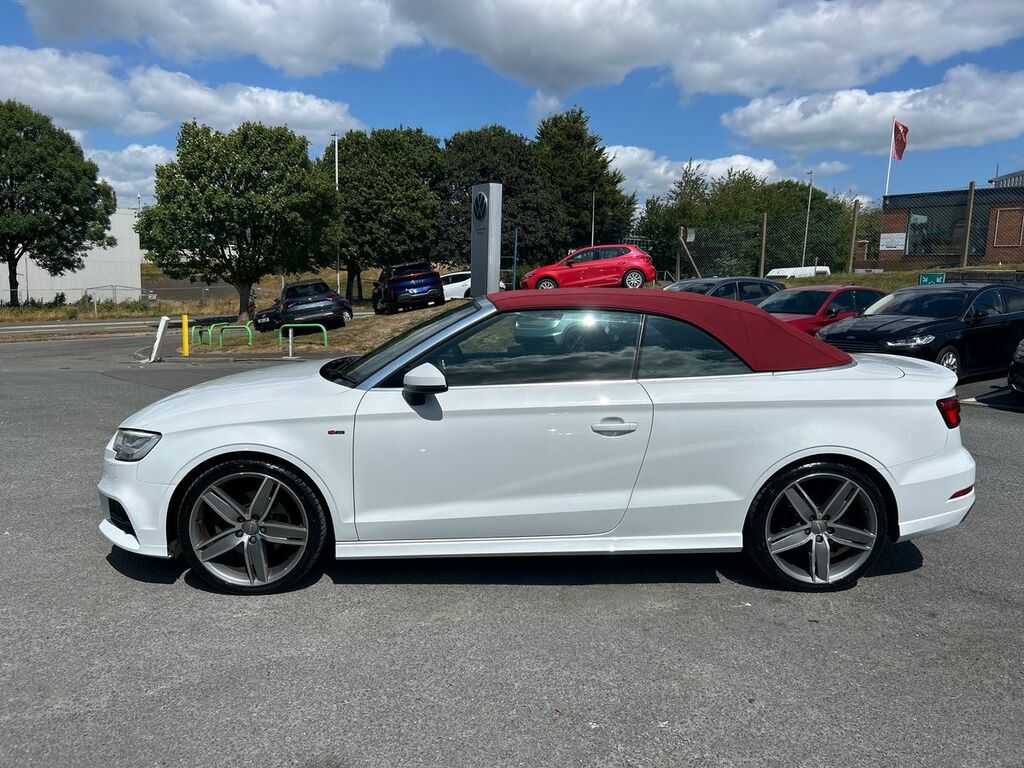 Audi A3 Cabriolet 2018 2.0 Tdi S Line Convertible S Troni White #37