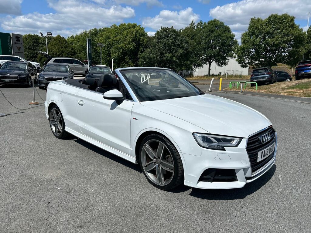 Audi A3 Cabriolet 2018 2.0 Tdi S Line Convertible S Troni White #39