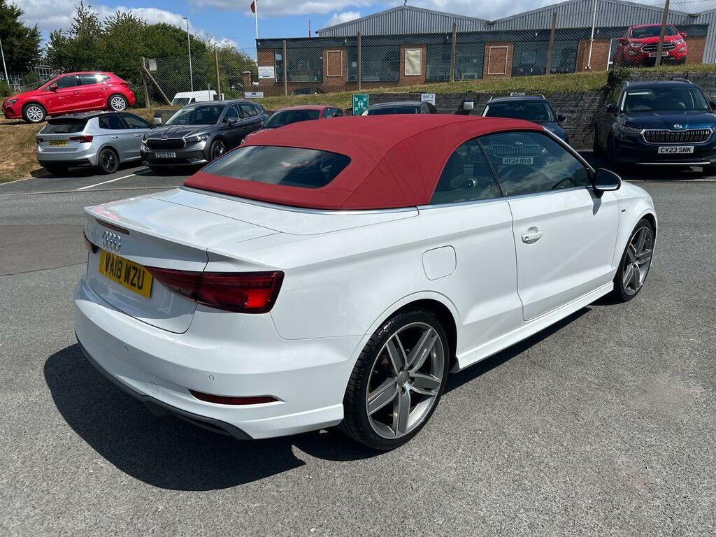 Audi A3 Cabriolet 2018 2.0 Tdi S Line Convertible S Troni White #38