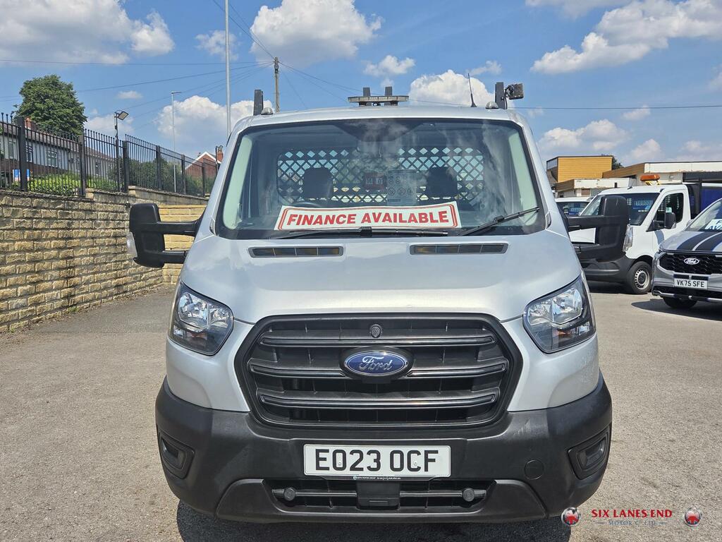 Ford Transit Custom 2.0 350 Ecoblue Leader Dropside Silver #4