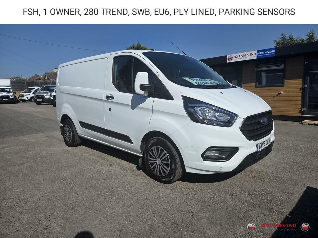 Ford Transit Custom 2.0 280 Ecoblue Trend Panel Van White
