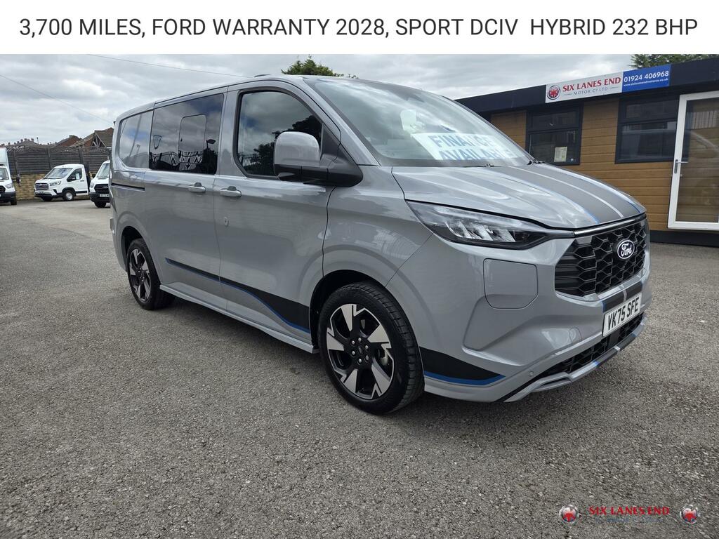 Ford Transit Custom 2.5 320 Duratec 11.8Kwh Sport Crew Van Grey
