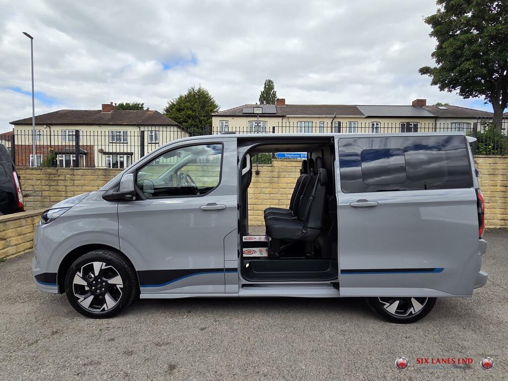 Ford Transit Custom 2.5 320 Duratec 11.8Kwh Sport Crew Van Double Cab VK75SFE Grey #3
