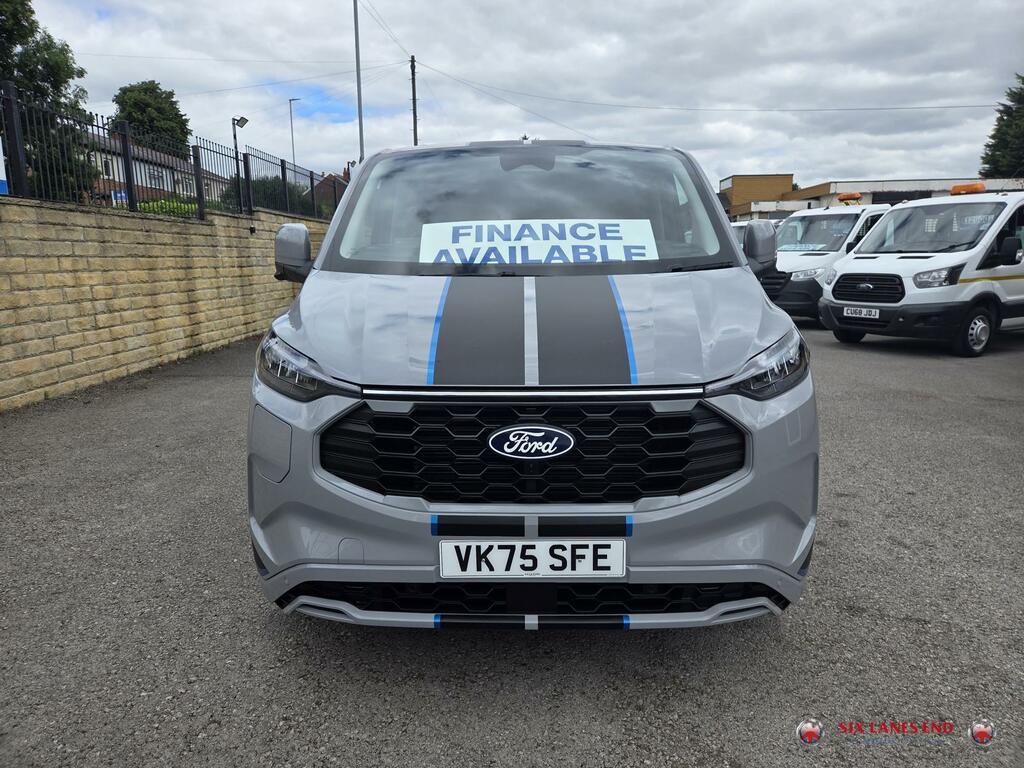 Ford Transit Custom 2.5 320 Duratec 11.8Kwh Sport Crew Van Double Cab VK75SFE Grey #4