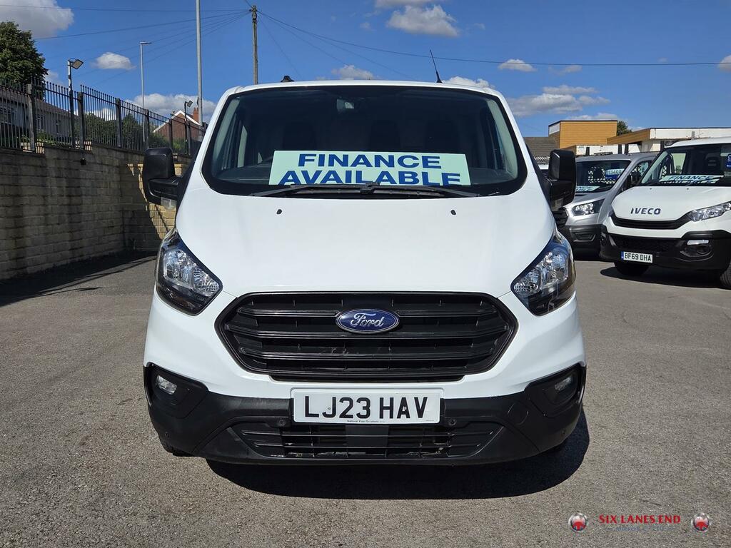 Ford Transit Custom 2.0 300 Ecoblue Leader Panel Van LJ23HAV White #4