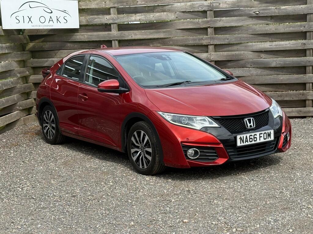 Honda Civic 1.6 I-dtec Se Plus Navi Euro 5 Ss Red #2