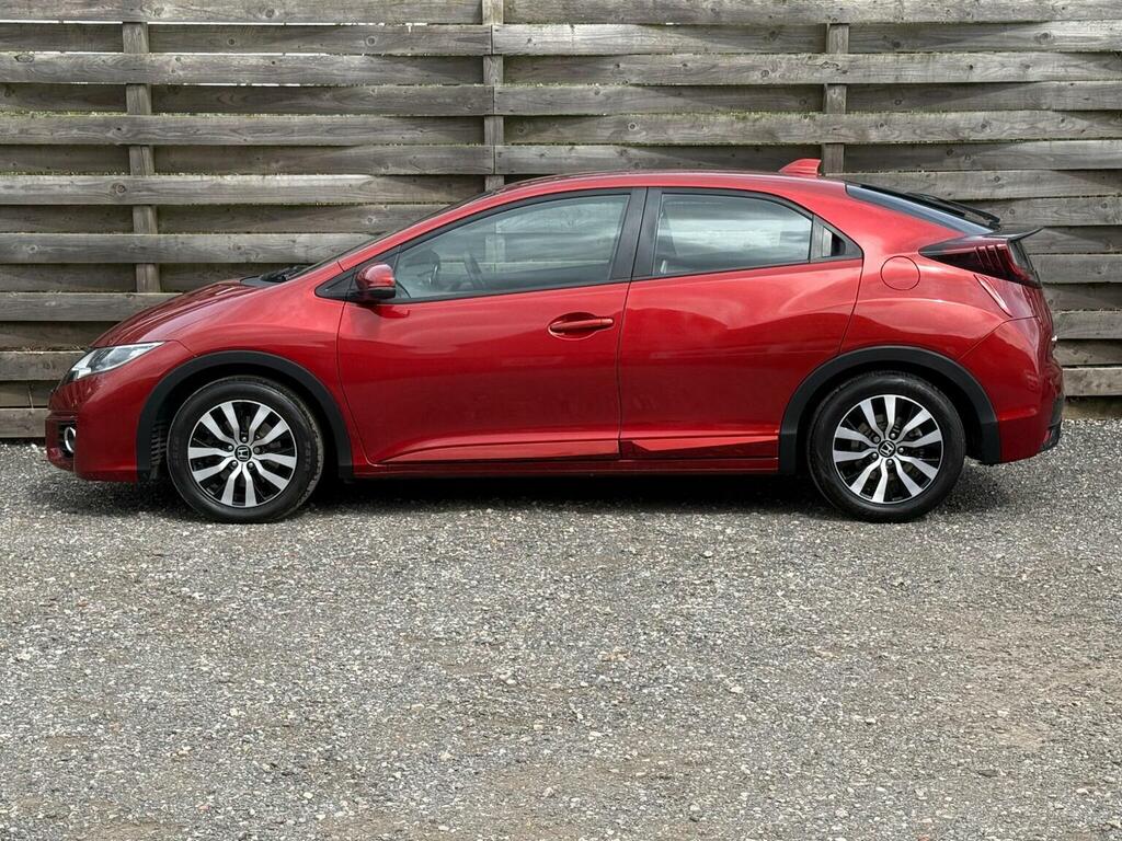 Honda Civic 1.6 I-dtec Se Plus Navi Euro 5 Ss Red #5