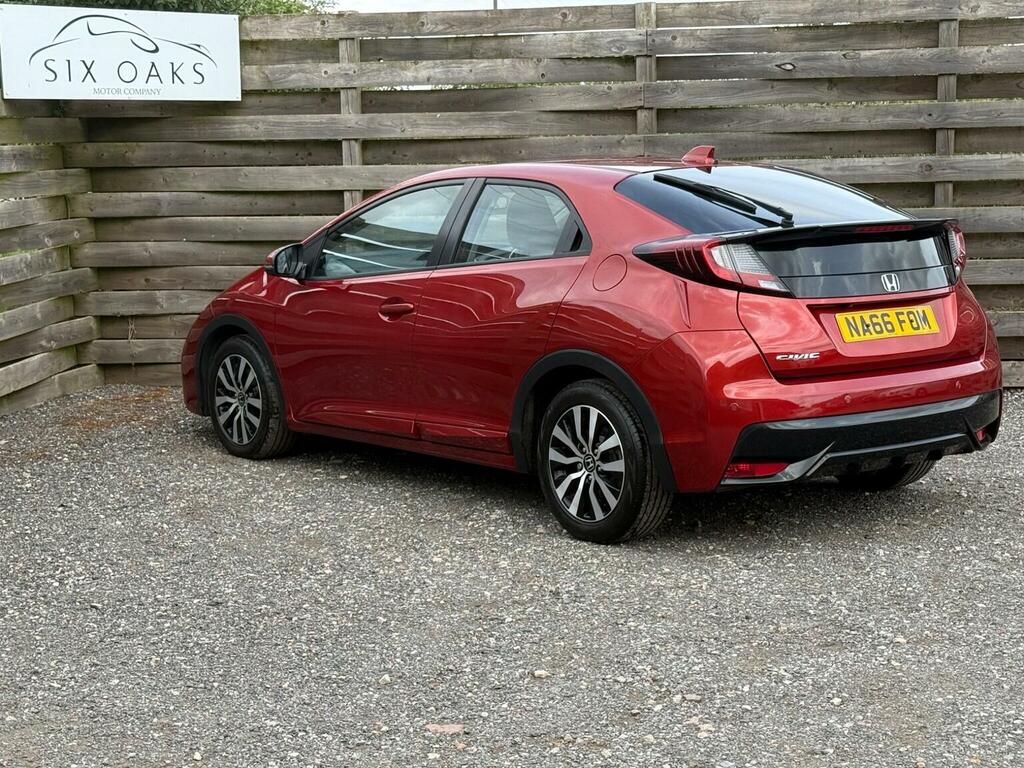 Honda Civic 1.6 I-dtec Se Plus Navi Euro 5 Ss Red #6