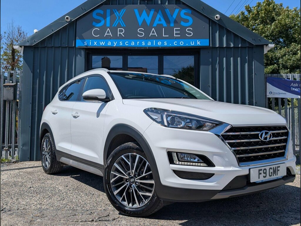 Hyundai Tucson 1.6 Crdi Premium Euro 6 Ss F9GMF White #3