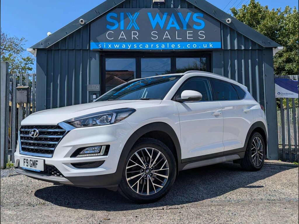 Hyundai Tucson 1.6 Crdi Premium Euro 6 Ss F9GMF White #6