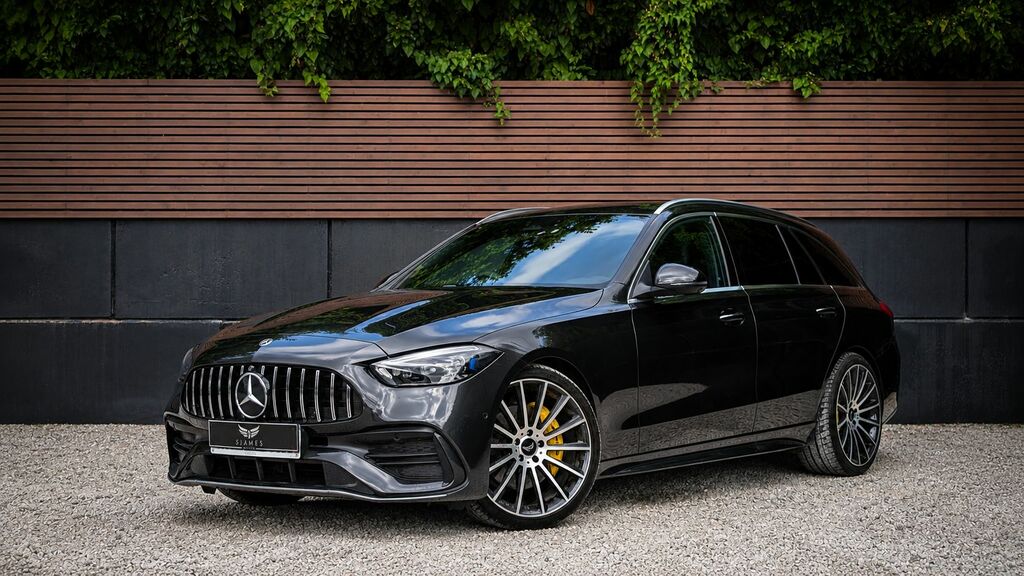 Mercedes-Benz C Class 2022 1.5 C200h Mhev Amg Line Premium Estate Grey