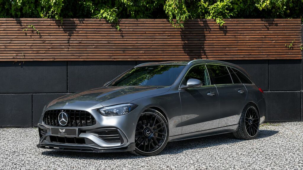 Mercedes-Benz C Class 2022 1.5 C200h Mhev Amg Line Premium Estate Grey