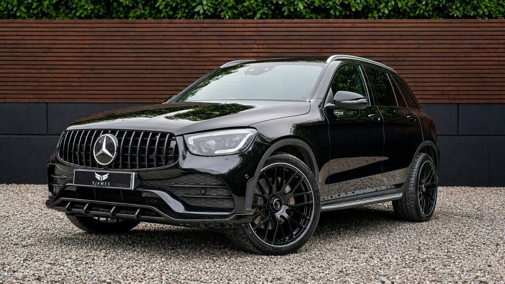 Mercedes-Benz GLC Class 2020 2.0 Glc220d Amg Line Premium Suv LS70YLB Black #2