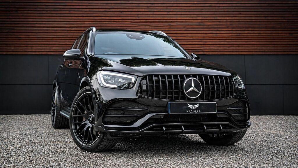 Mercedes-Benz GLC Class 2020 2.0 Glc220d Amg Line Premium Suv LS70YLB Black #3