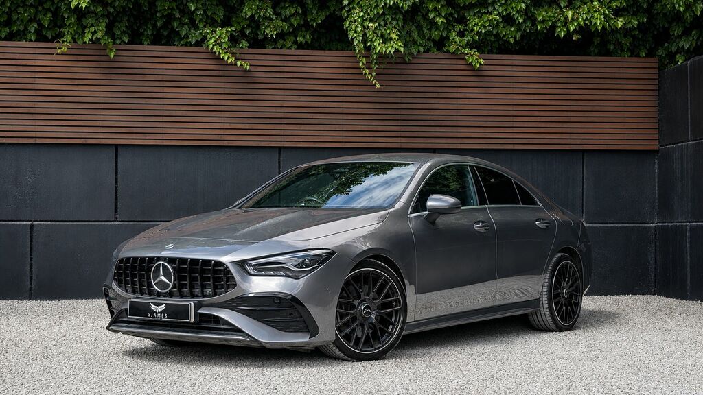 Mercedes-Benz CLA Class 2024 1.3 Cla200h Mhev Amg Line Executive Coupe 4 Grey